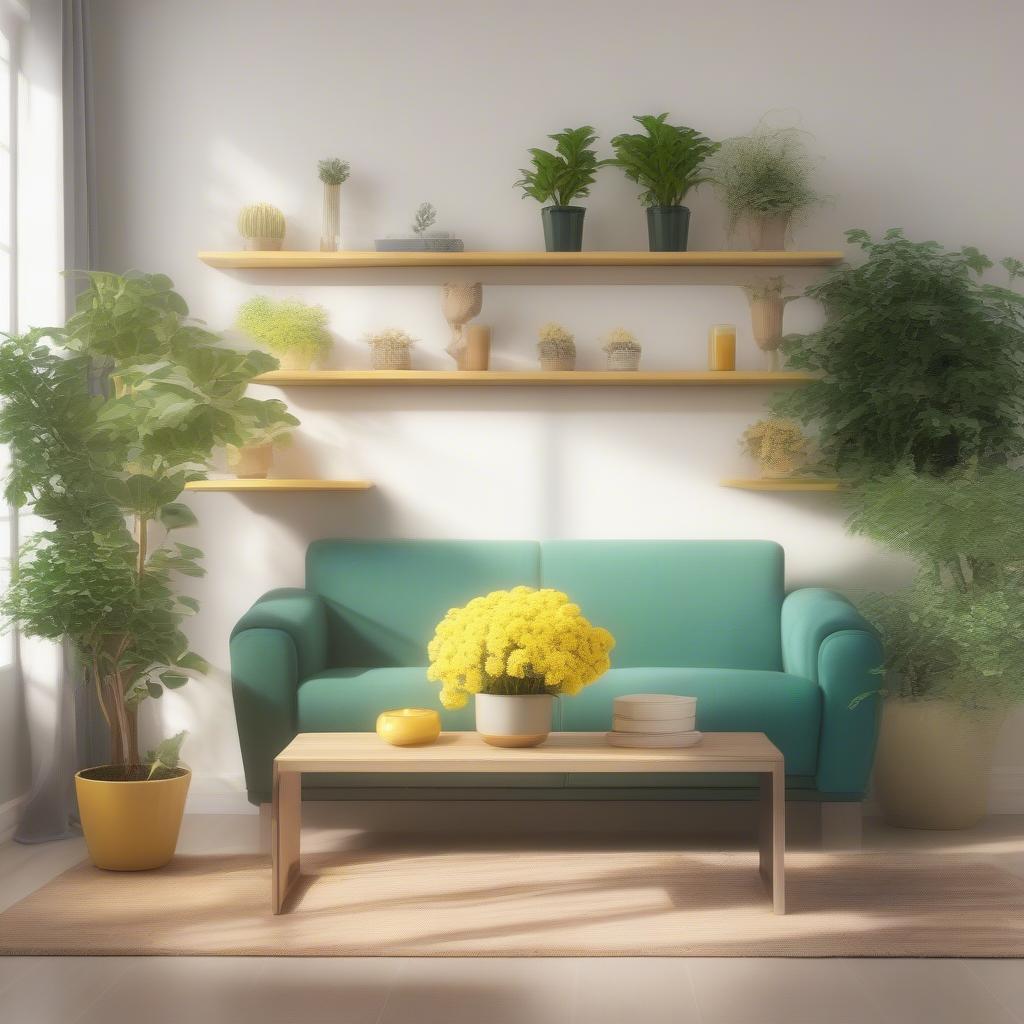 Plants suitable for Earth element placed indoors