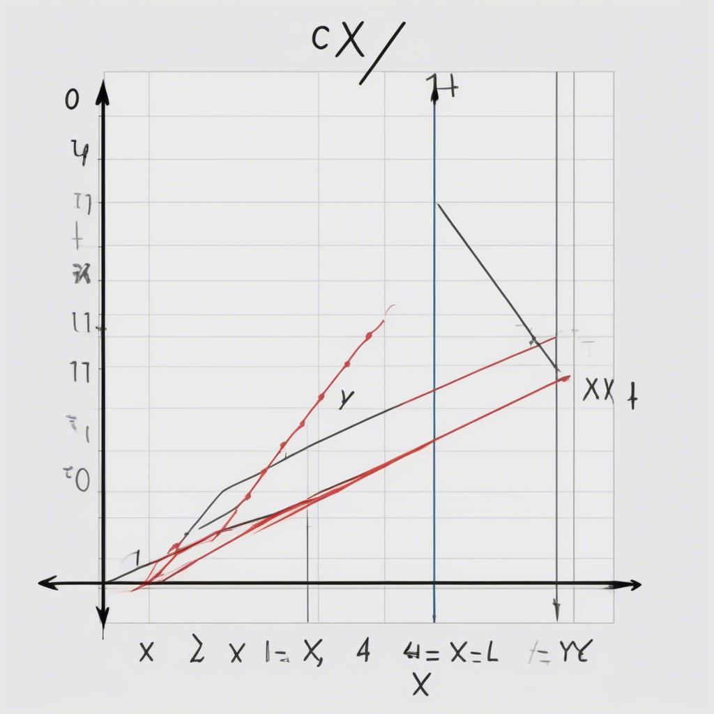 Đồ thị hàm số y = 1/4x