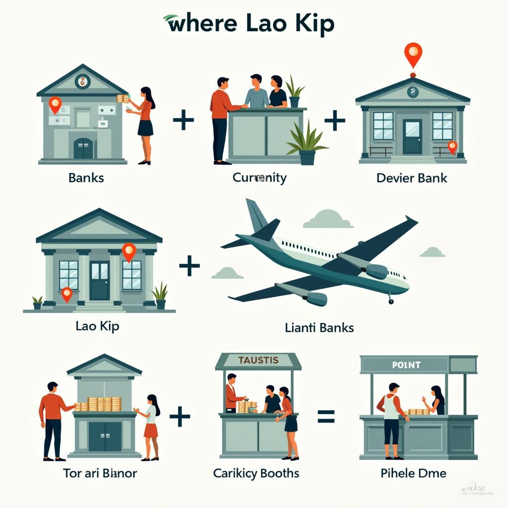 Cách đổi đồng Kip Lào