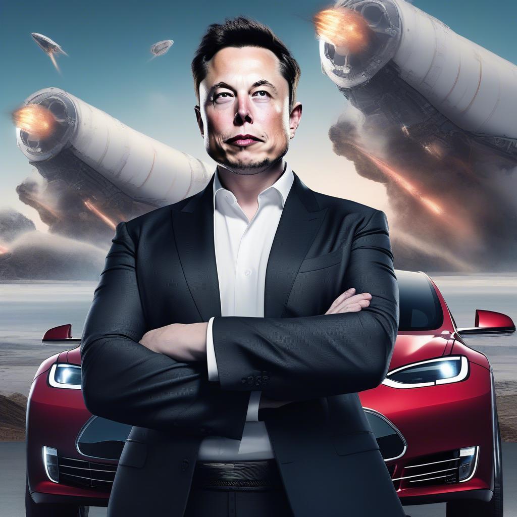 Elon Musk lãnh đạo Tesla và SpaceX