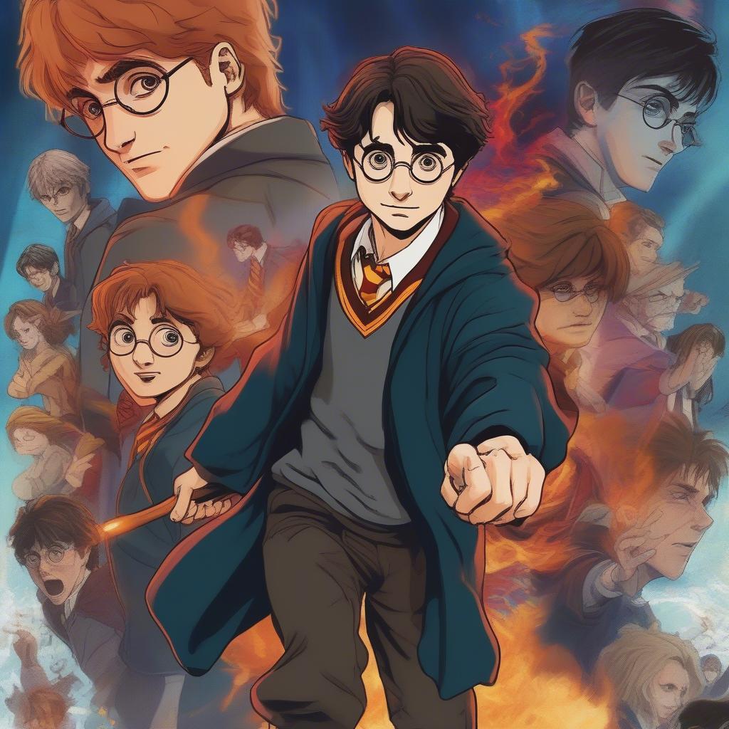 Phong cách nghệ thuật anime của Harry Potter và Mệnh Lệnh Phượng Hoàng