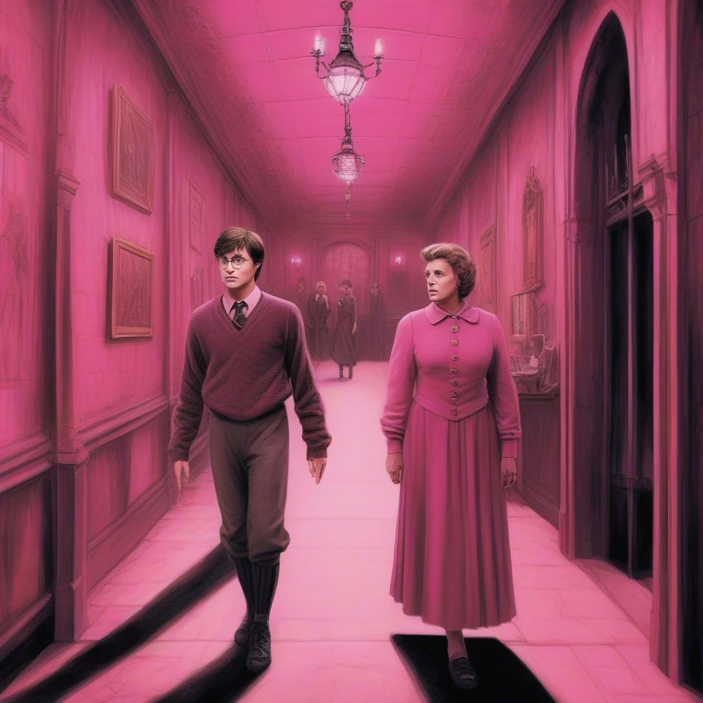 Harry Potter đối đầu với Dolores Umbridge