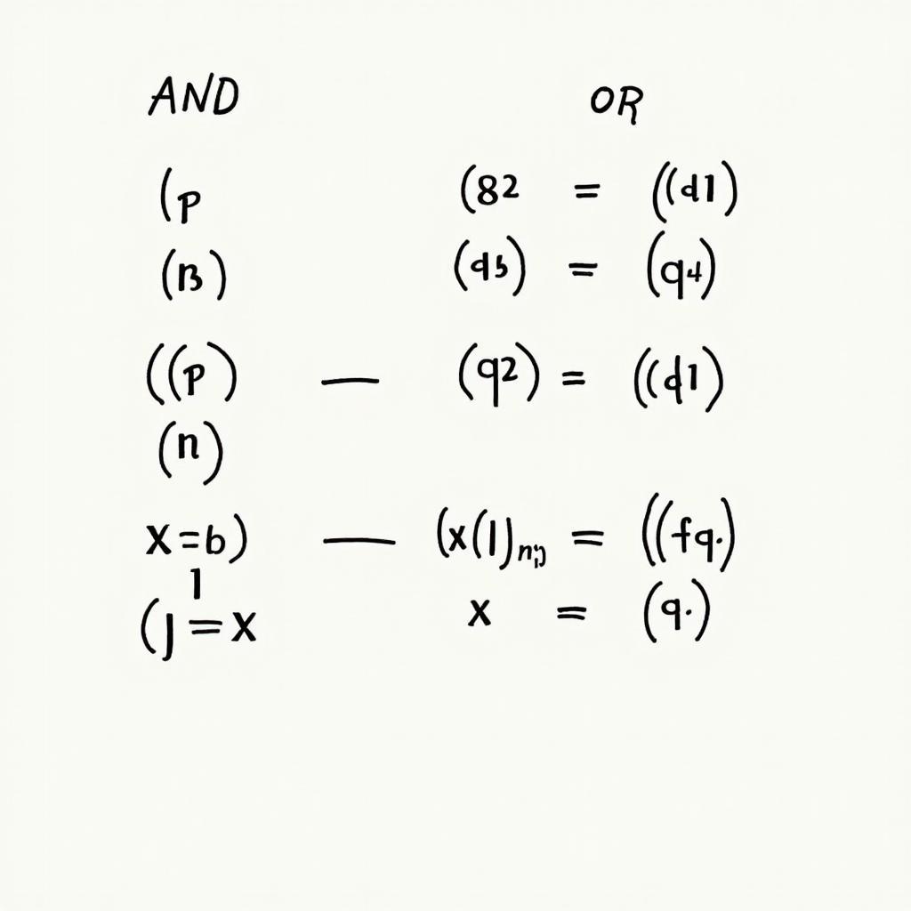 Phép toán logic với mệnh đề đúng