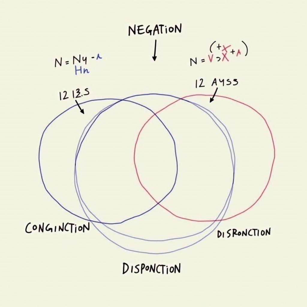 Minh họa phép toán logic trên mệnh đề