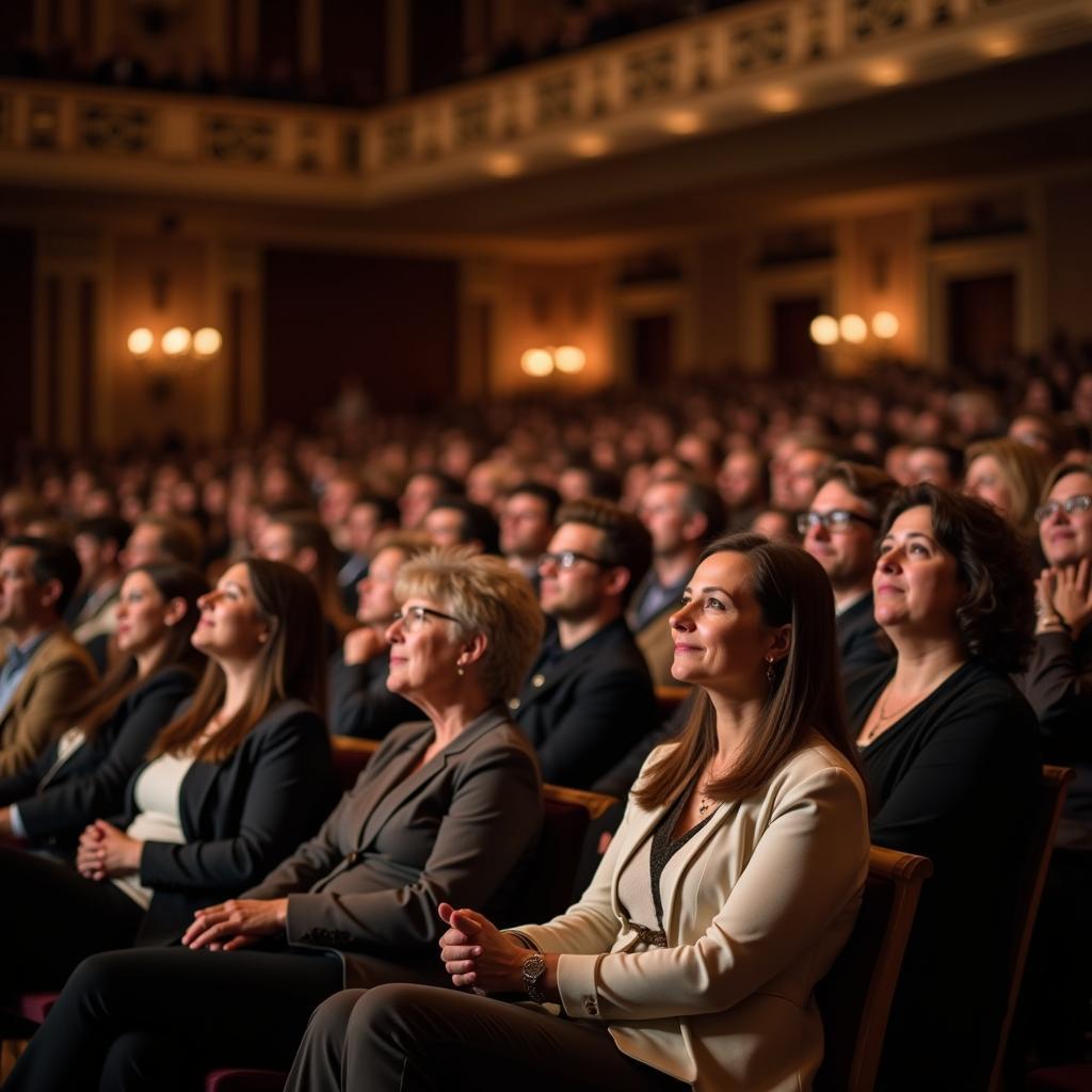 Audience Enjoying Classical Music