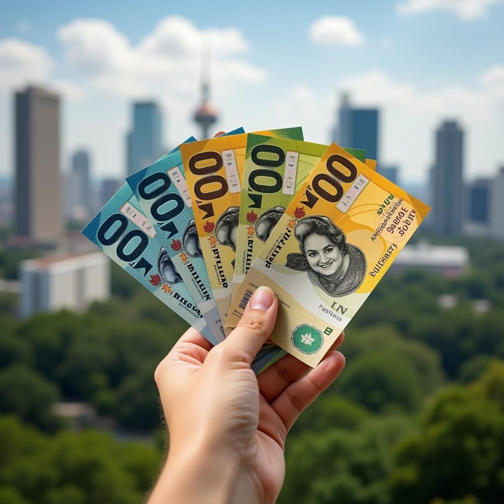 Australian Dollar Banknotes and Prosperity