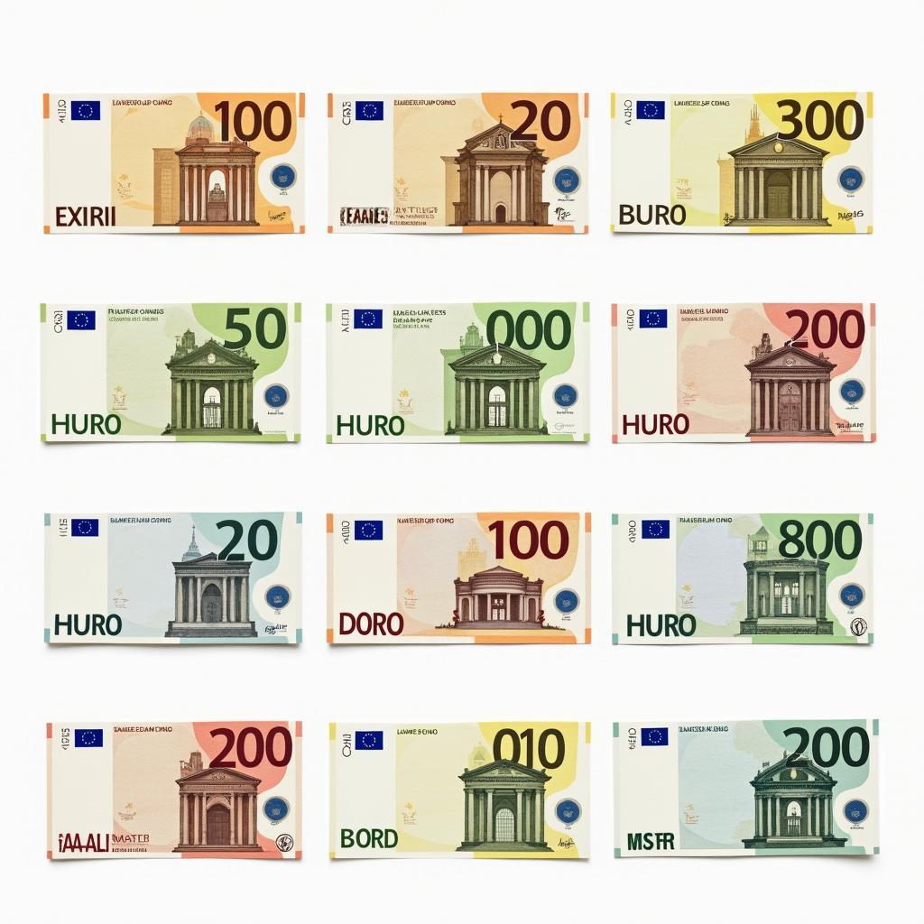 Mệnh Giá Tiền Euro Các Tờ Tiền