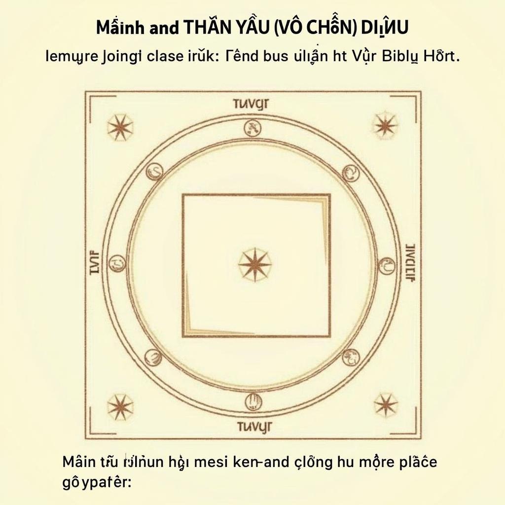 Meaning of "Mệnh and Thân đều Vô Chính Diệu"