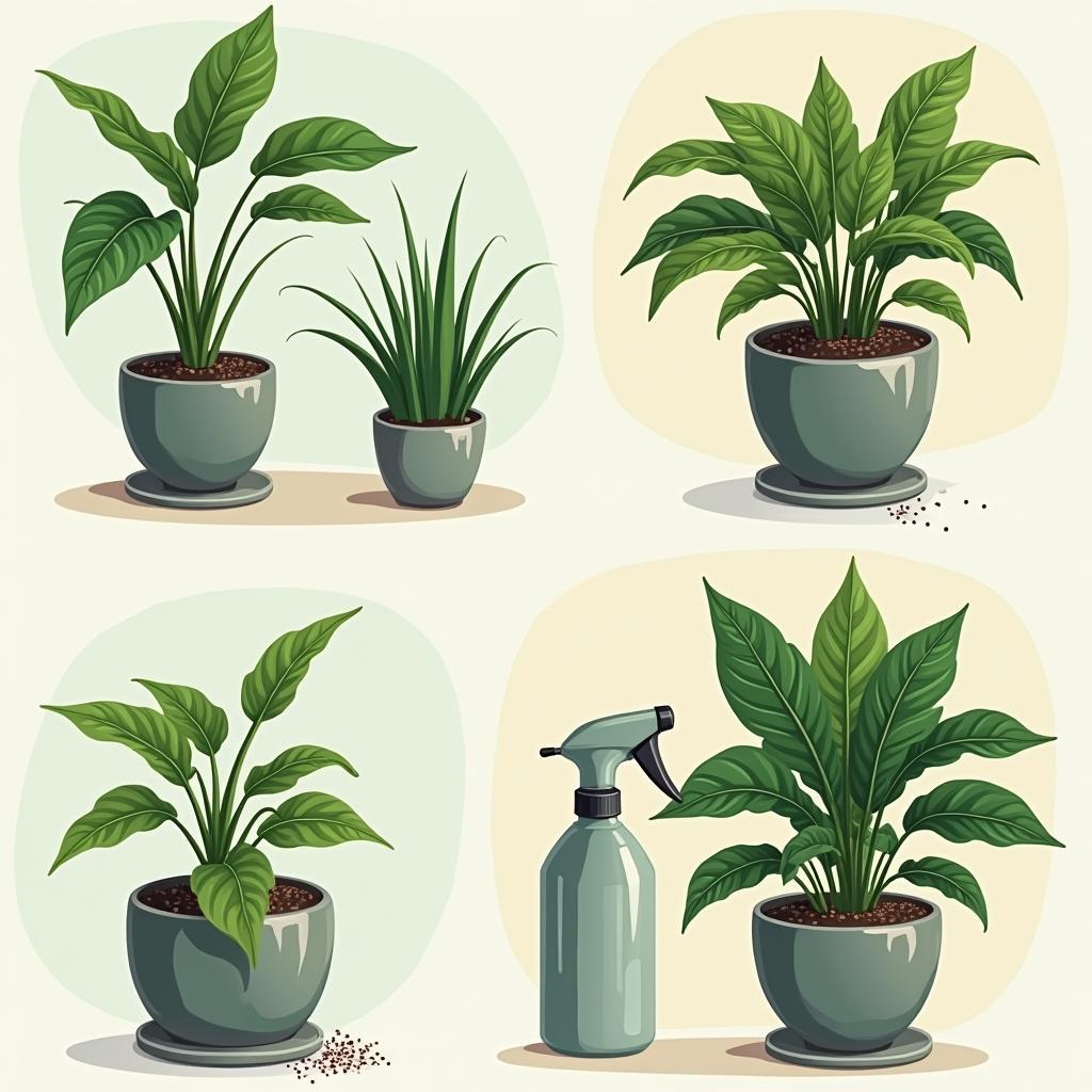 Tips for caring for feng shui plants for Metal people on their desks