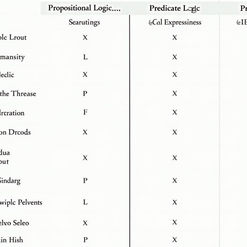 So sánh Logic Mệnh Đề và Logic Vị Từ