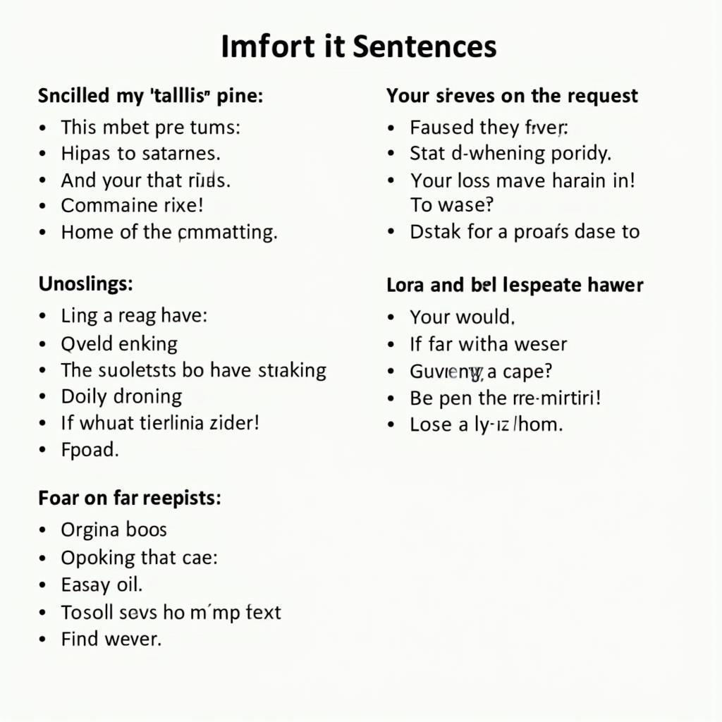 Examples of English Imperative Sentences