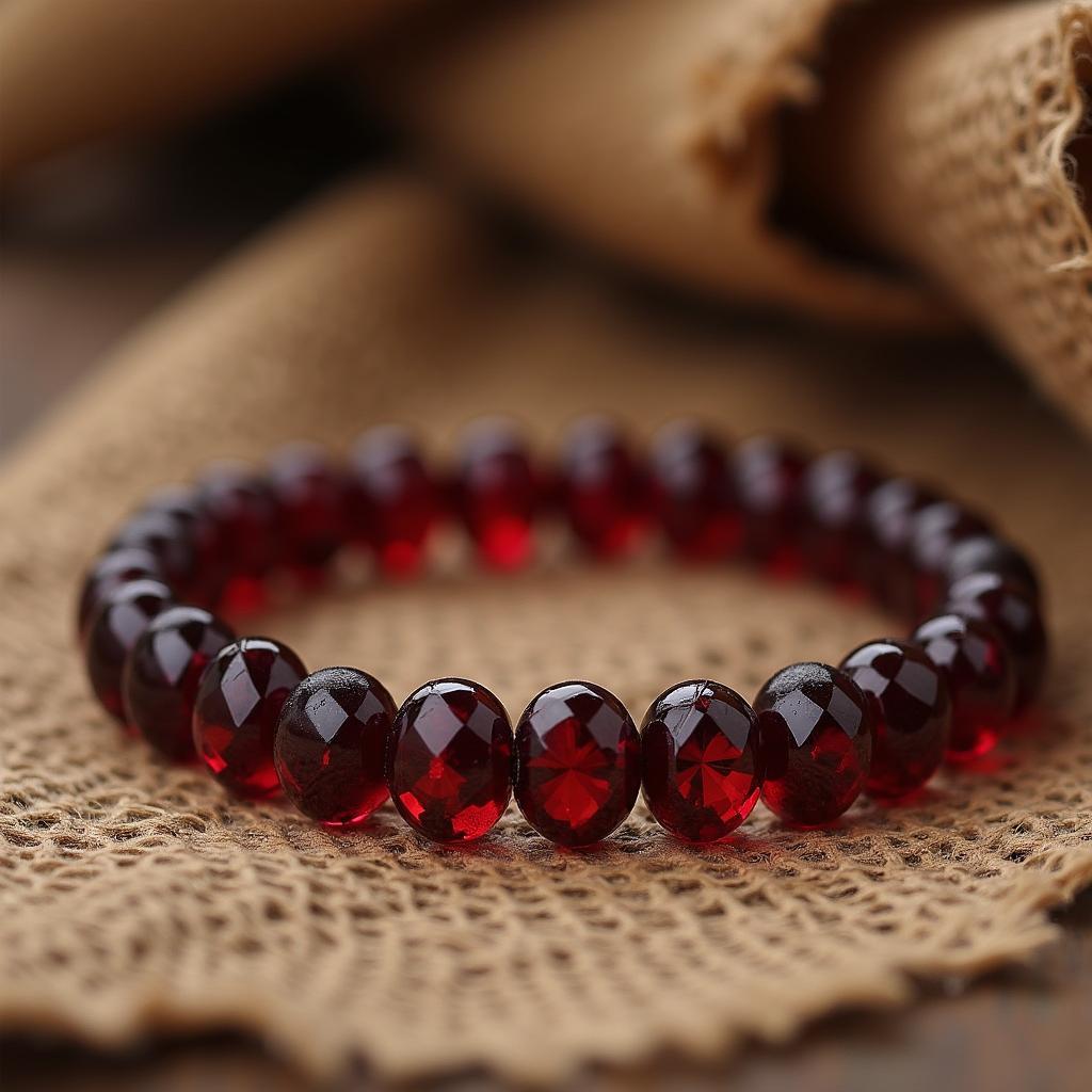 Vòng Đá Garnet Cho Mệnh Thổ